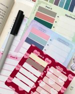 Guía reutilizable de colores de post-its