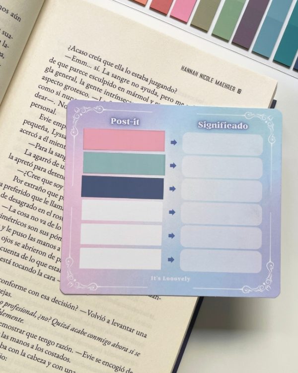 Guía reutilizable de colores de post-its - Imagen 3