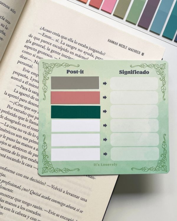 Guía reutilizable de colores de post-its - Imagen 6