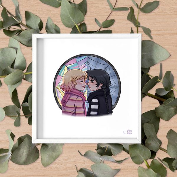 Lámina Miércoles & Enid - Imagen 1