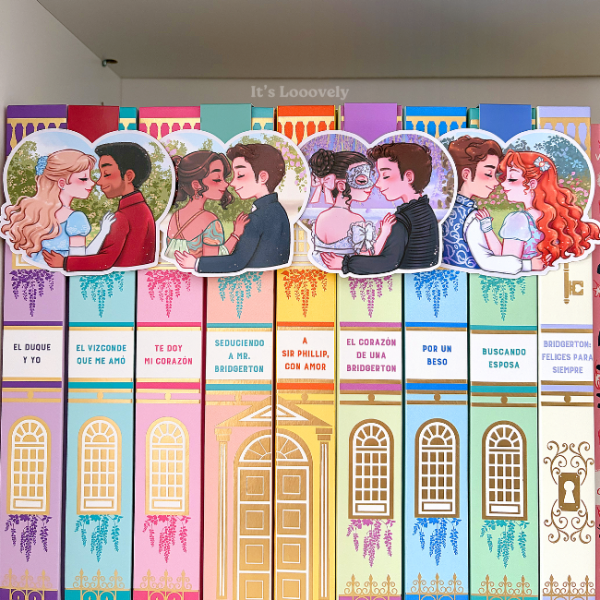 Marcapáginas magnético Lovers Collection - Los Bridgerton: Simon & Daphne (El duque y yo) - Imagen 2