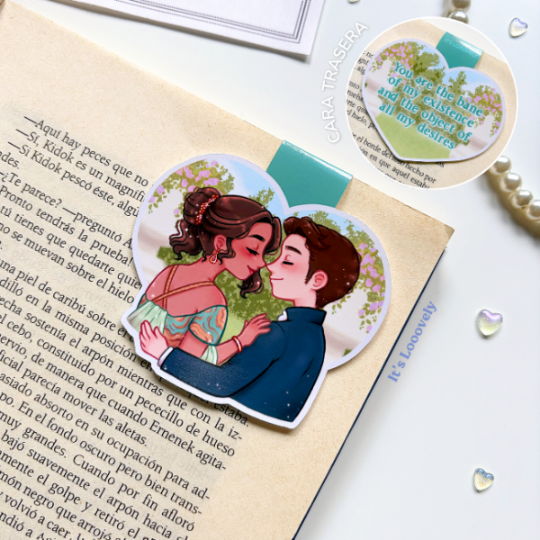 anthohy x kate Marcapáginas magnético Lovers Collection - Los Bridgerton: Anthony & Kate (El vizconde que me amó) - Imagen 1