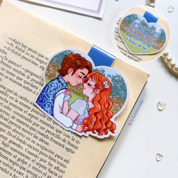 colin x penelope Marcapáginas magnético Lovers Collection - Los Bridgerton: Colin & Penélope (Seduciendo a Mr. Bridgerton) - Imagen 1