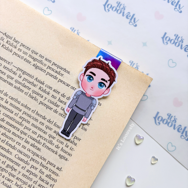 Marcapáginas magnético Saga Tommen - Johnny disfrazado de Romeo - Imagen 1