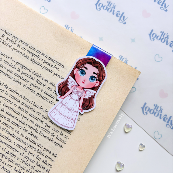 Marcapáginas magnético Saga Tommen - Shannon disfrazada de Julieta - Imagen 1