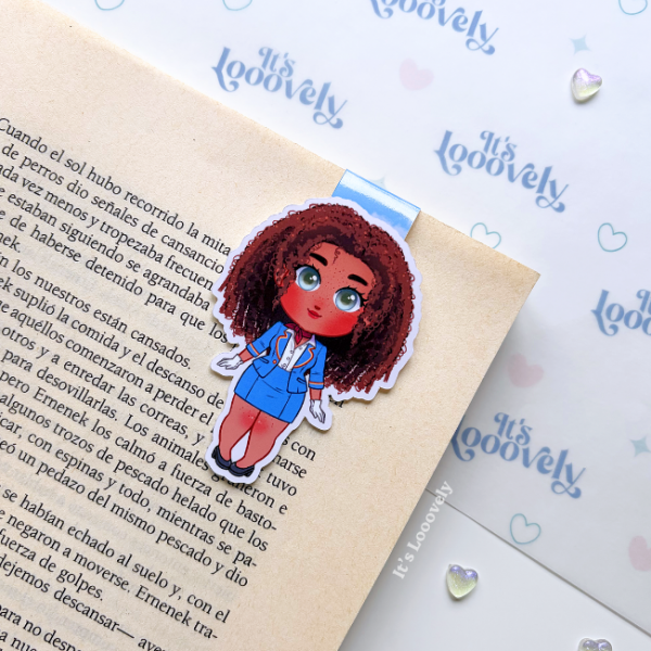 Marcapáginas magnético Saga Windy City: Rozando el cielo - Stevie - Imagen 1